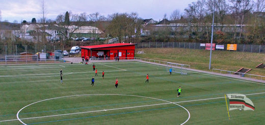 Der Kunstrasenplatz hinter dem Hermann-Neuberger-Stadion